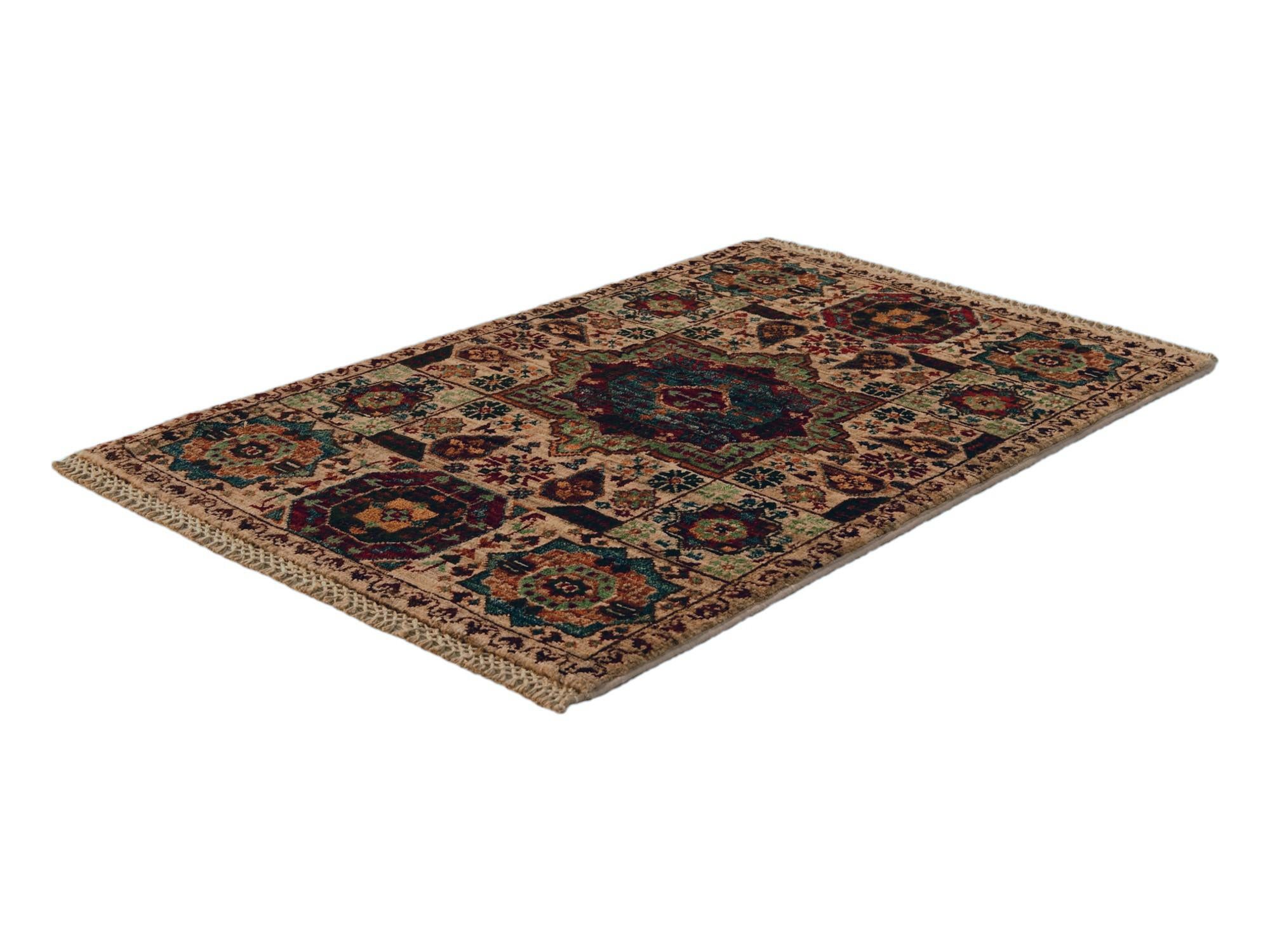 2' x 3' 1 Hand Knotted Mamluk Ziegler Rug
