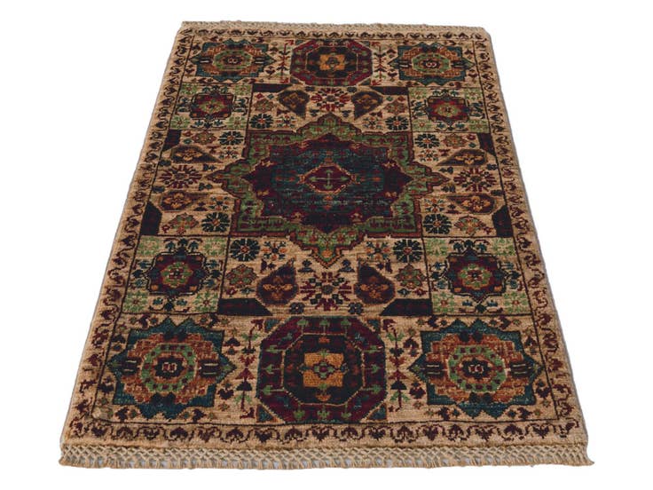 Detail image of 2' x 3' 1 Hand Knotted Mamluk Ziegler Rug