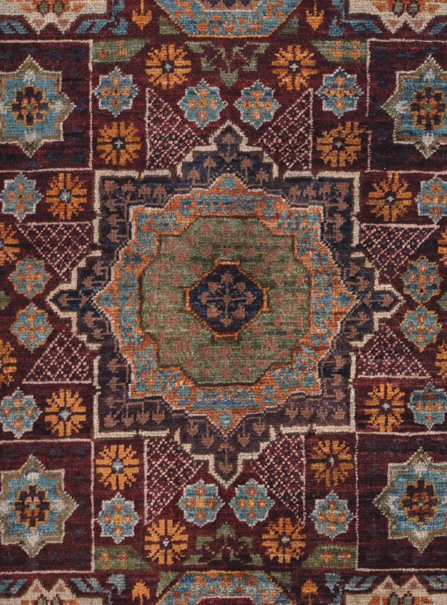 2' x 3' 1 Hand Knotted Mamluk Ziegler Rug