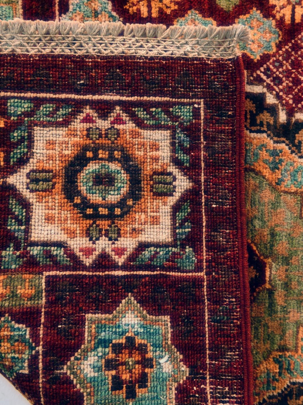 60cm x 95cm Hand Knotted Mamluk Ziegler Rug