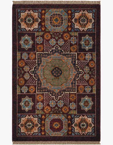 2' x 3' 1 Hand Knotted Mamluk Ziegler Rug