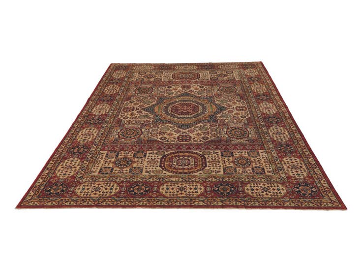 Detail image of 7' 1 x 10' Hand Knotted Mamluk Ziegler Rug