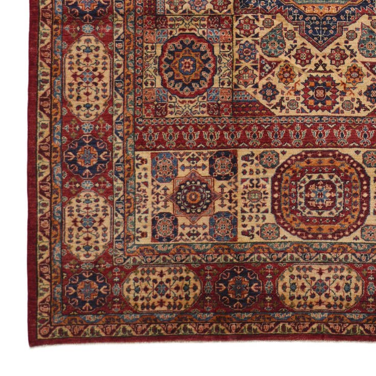 Detail image of 7' 1 x 10' Hand Knotted Mamluk Ziegler Rug