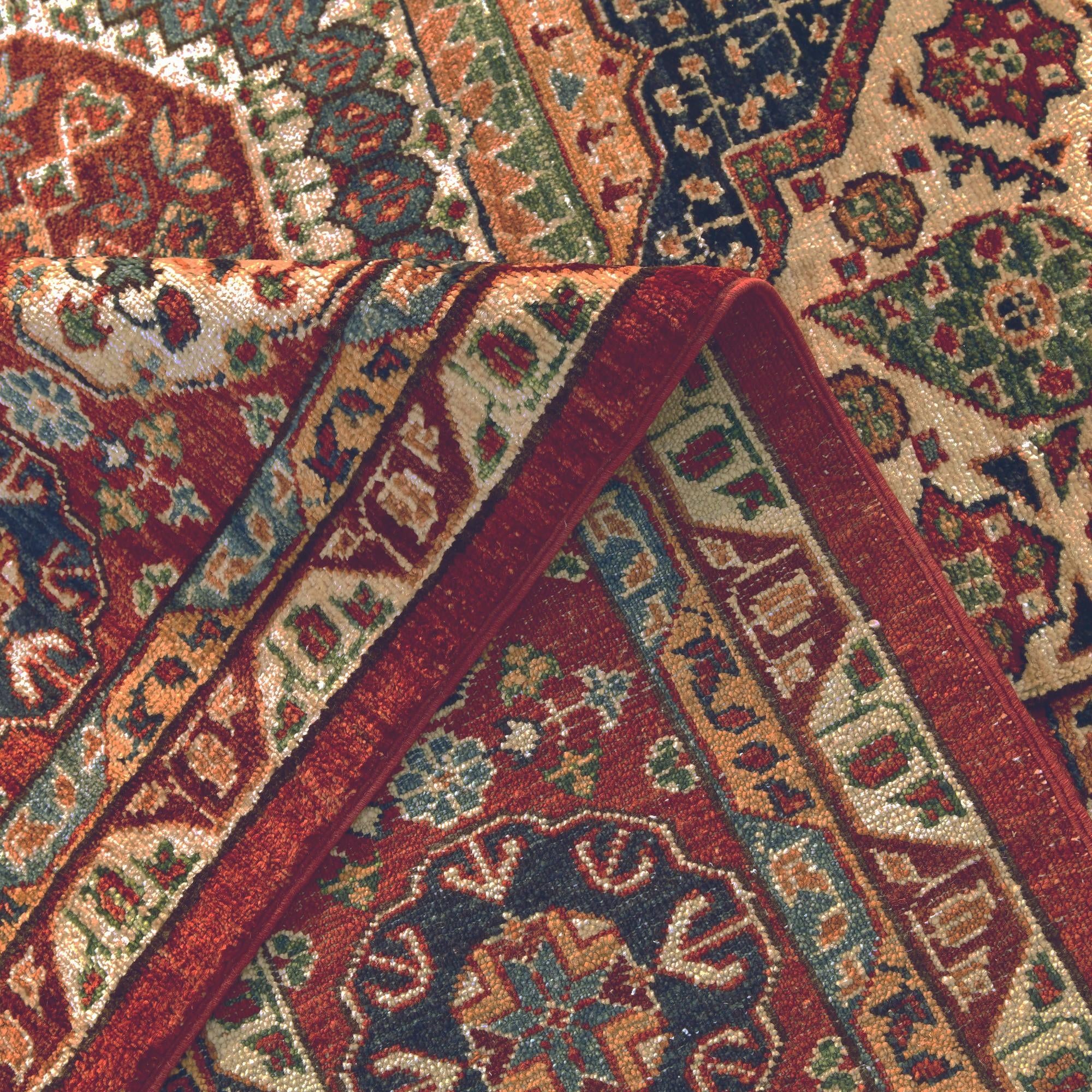 7' 1 x 10' Hand Knotted Mamluk Ziegler Rug