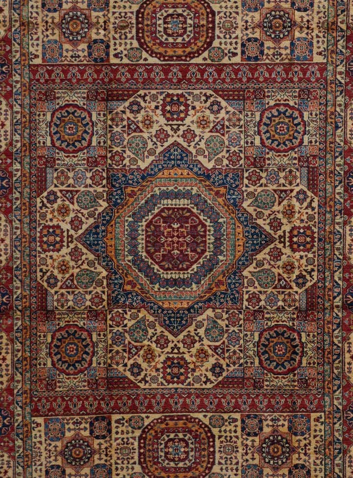 7' 1 x 10' Hand Knotted Mamluk Ziegler Rug