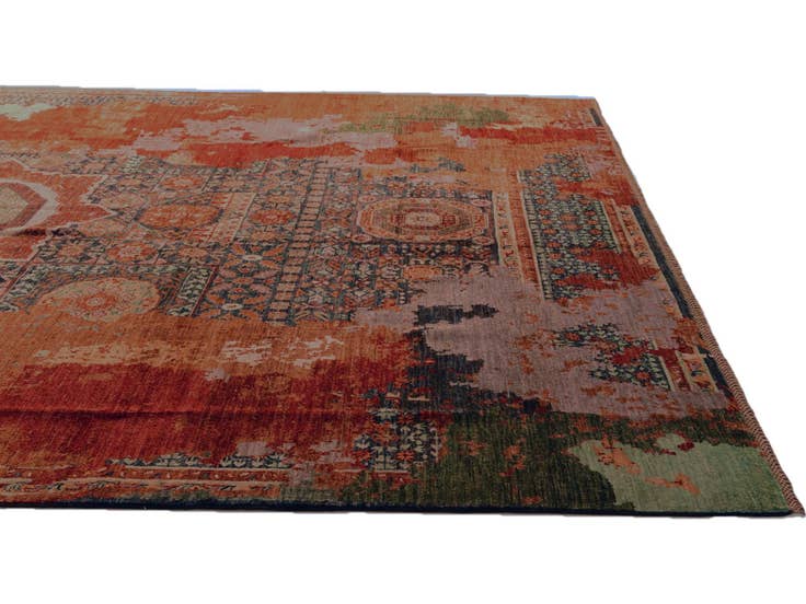 Detail image of 9' x 12' 6 Hand Knotted Mamluk Ziegler Rug