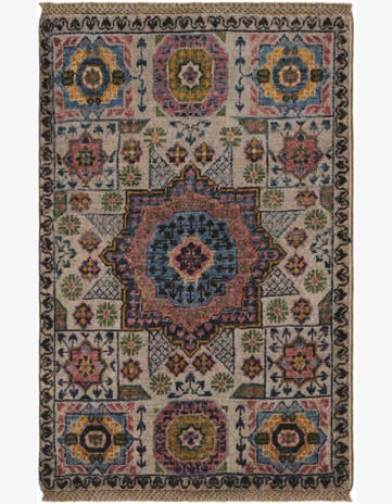 2' 1 x 3' 2 Hand Knotted Mamluk Ziegler Rug