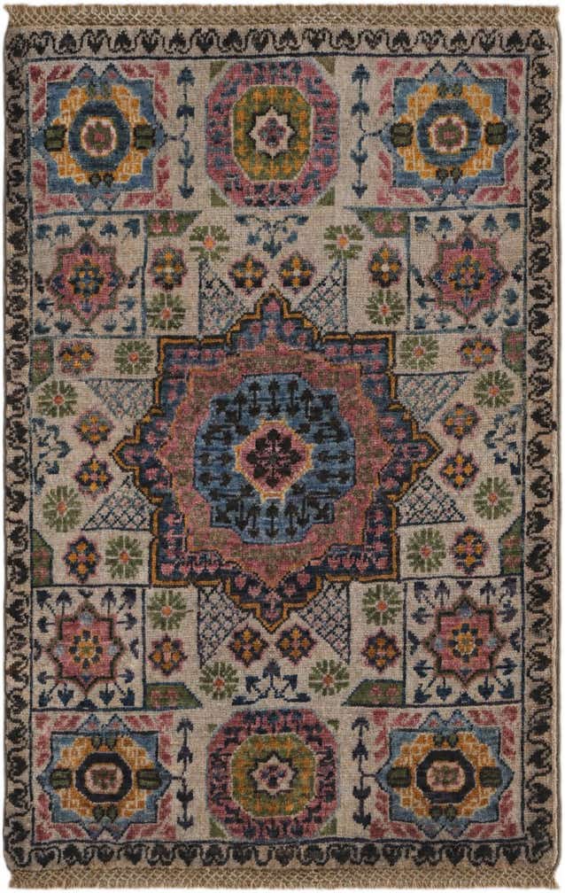 2' 1 x 3' 2 Hand Knotted Mamluk Ziegler Rug
