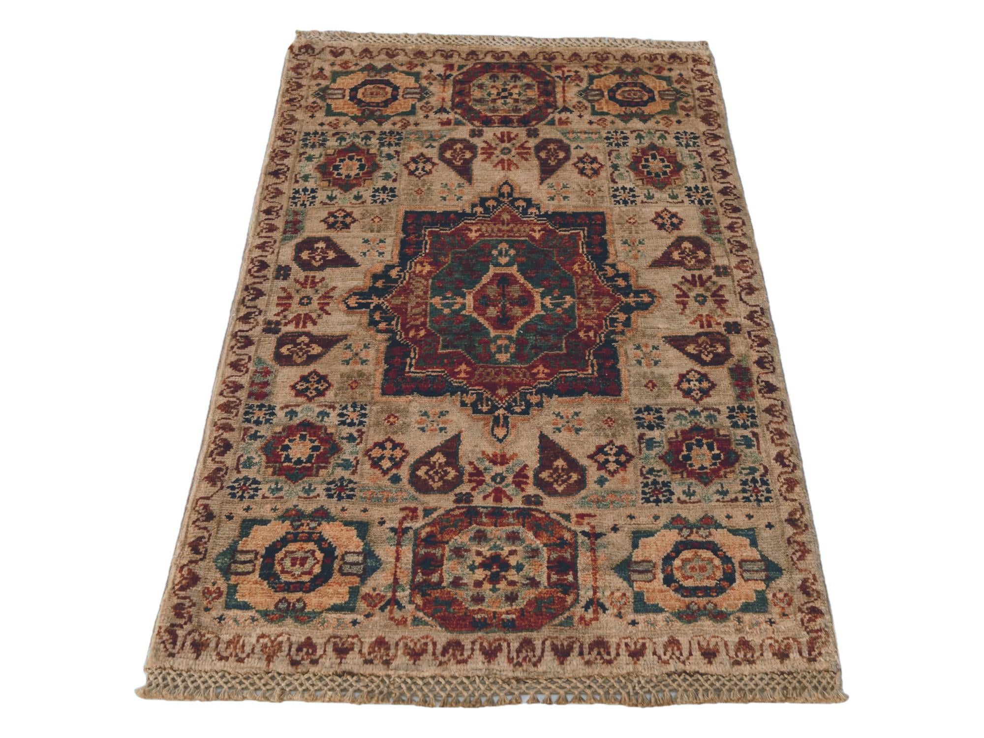 2' x 2' 11 Hand Knotted Mamluk Ziegler Rug