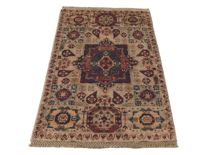 2' x 2' 11 Hand Knotted Mamluk Ziegler Rug