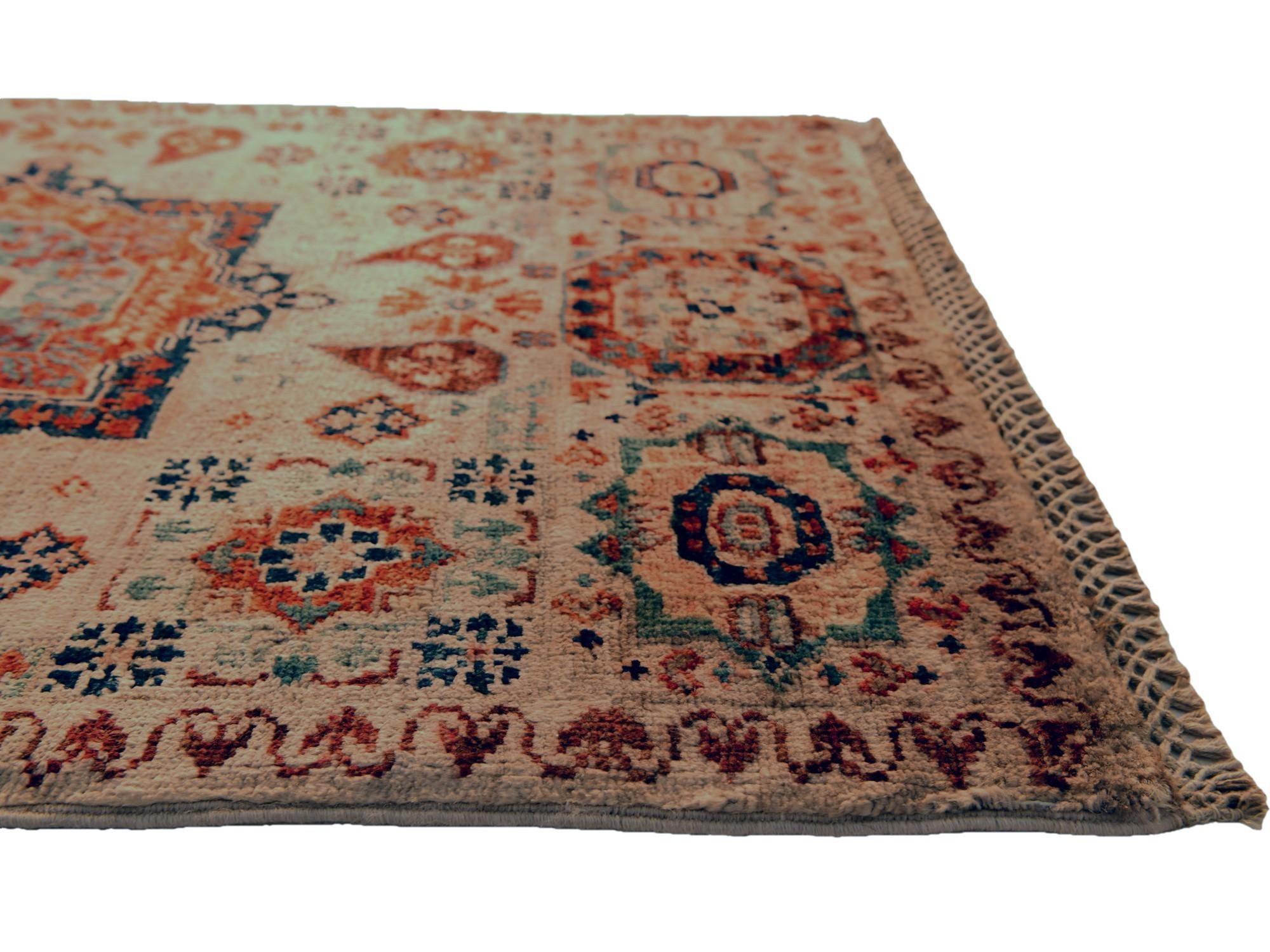 60cm x 90cm Hand Knotted Mamluk Ziegler Rug