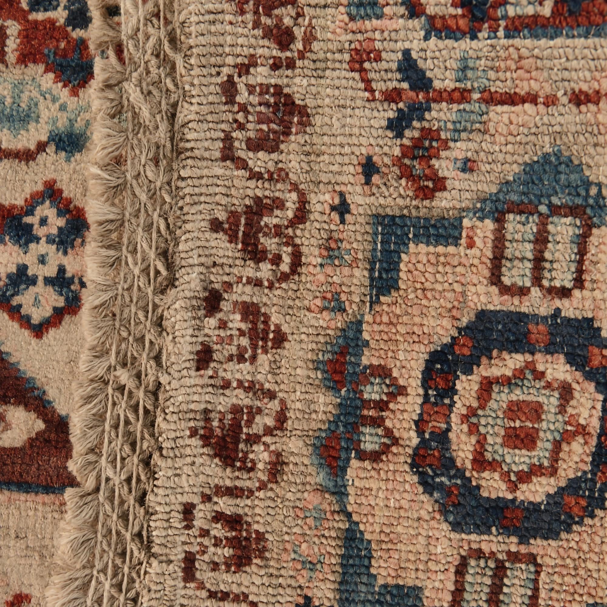 60cm x 90cm Hand Knotted Mamluk Ziegler Rug