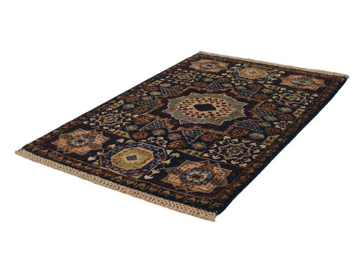 2' x 3' 2 Hand Knotted Mamluk Ziegler Rug