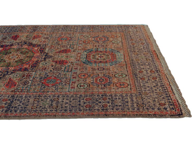 Detail image of 3' 3 x 4' 10 Hand Knotted Mamluk Ziegler Rug