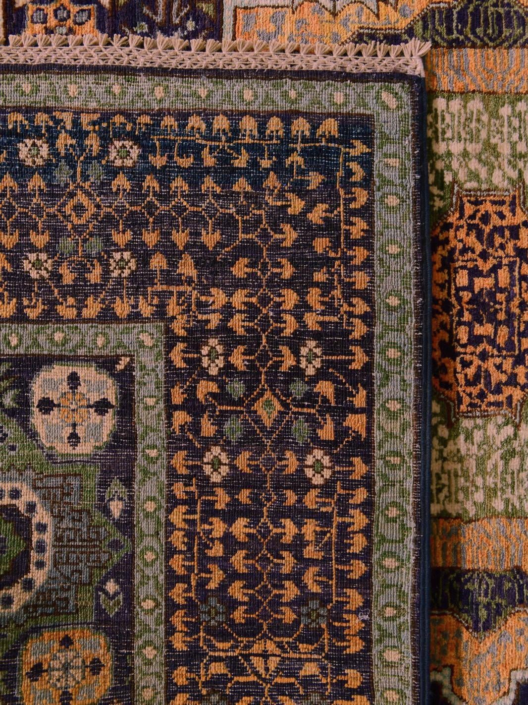 150cm x 205cm Hand Knotted Mamluk Ziegler Rug
