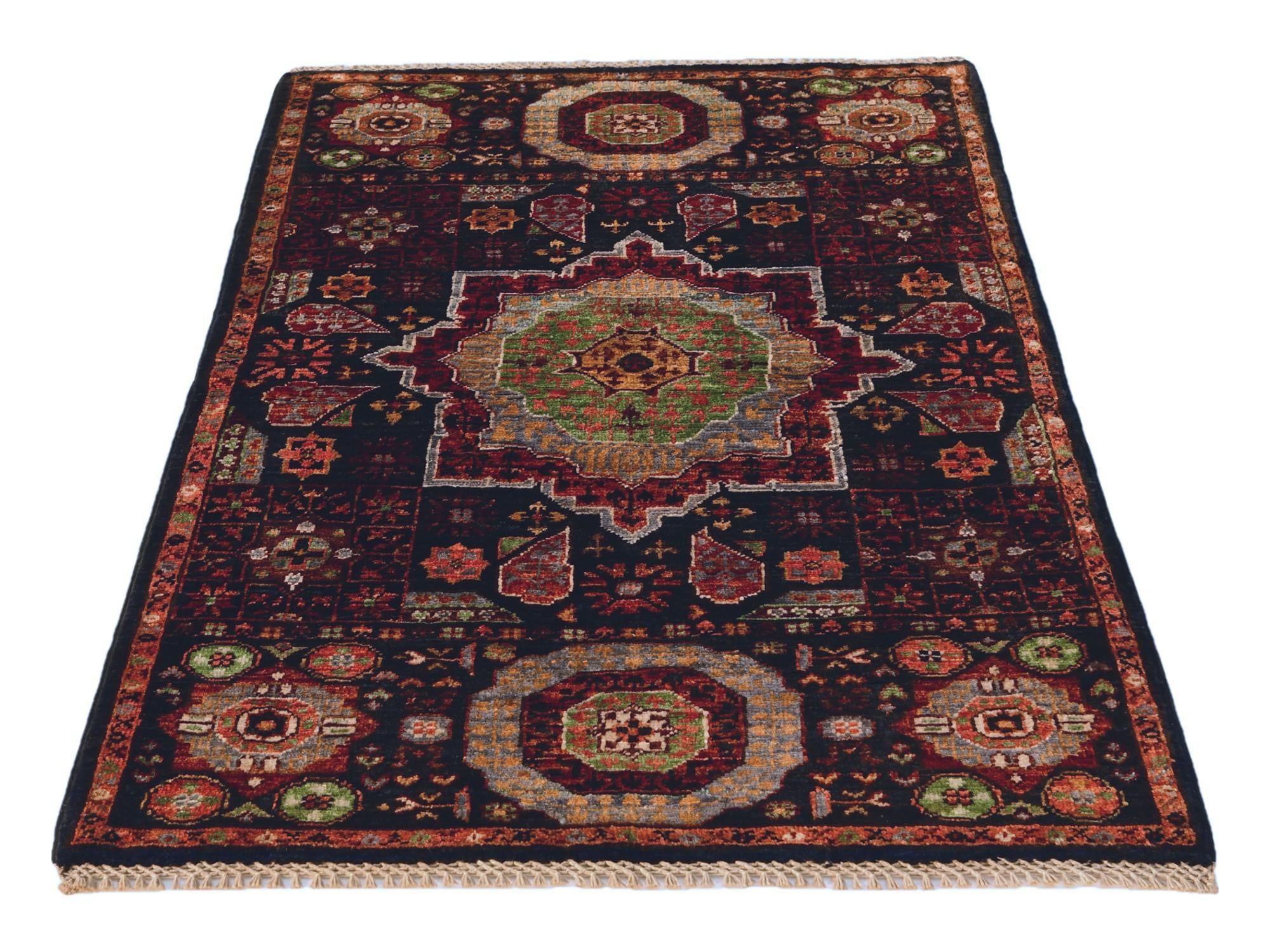 2' 7 x 3' 10 Hand Knotted Mamluk Ziegler Rug