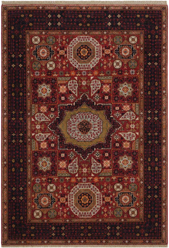 4' 2 x 6' Hand Knotted Mamluk Ziegler Rug