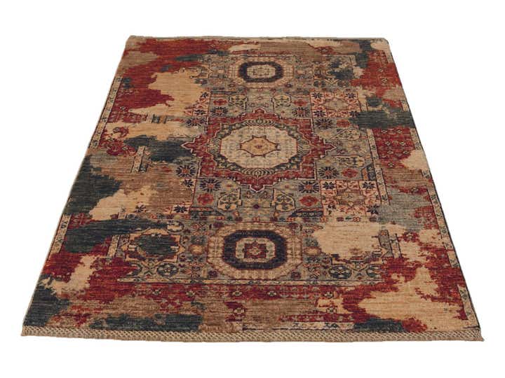 3' 3 x 5' Hand Knotted Mamluk Ziegler Rug