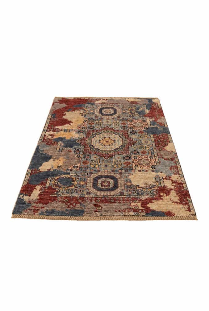 3' 3 x 5' Hand Knotted Mamluk Ziegler Rug