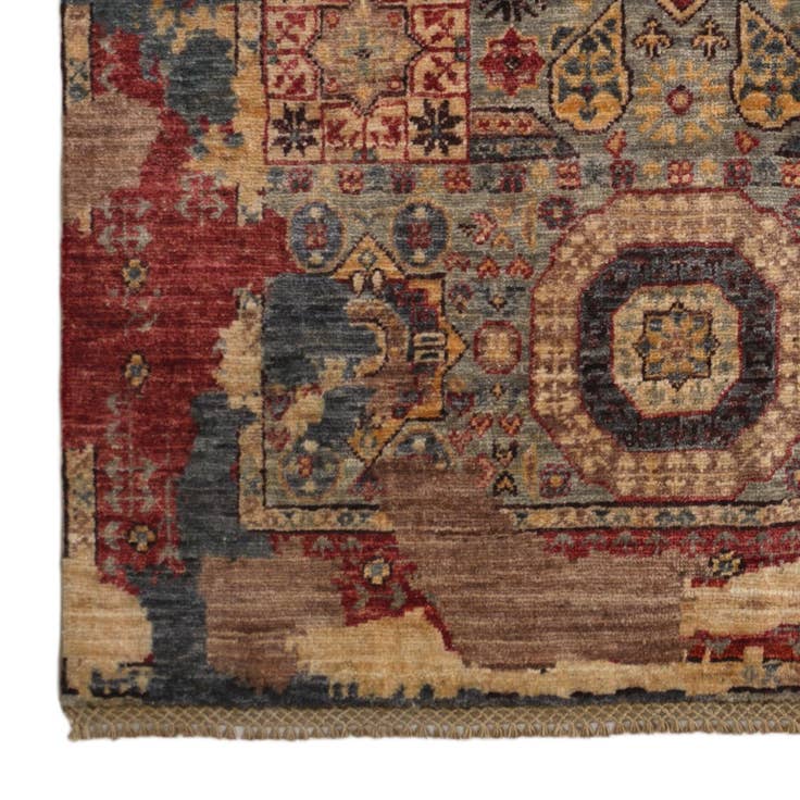 Detail image of 3' 3 x 5' Hand Knotted Mamluk Ziegler Rug