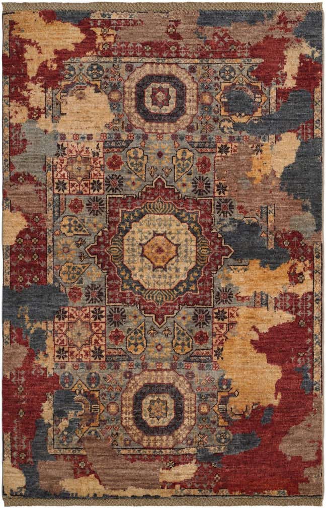 3' 3 x 5' Hand Knotted Mamluk Ziegler Rug