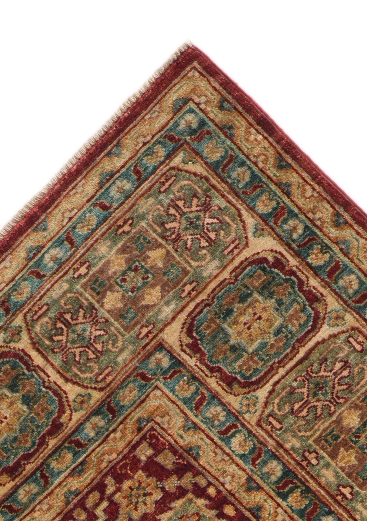 7' x 9' 7 Hand Knotted Mamluk Ziegler Rug