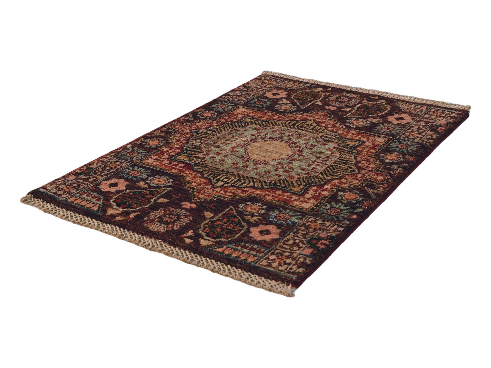 2' x 3' Hand Knotted Mamluk Ziegler Rug