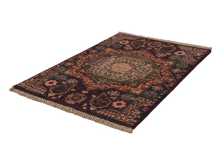 Detail image of 2' x 3' Hand Knotted Mamluk Ziegler Rug