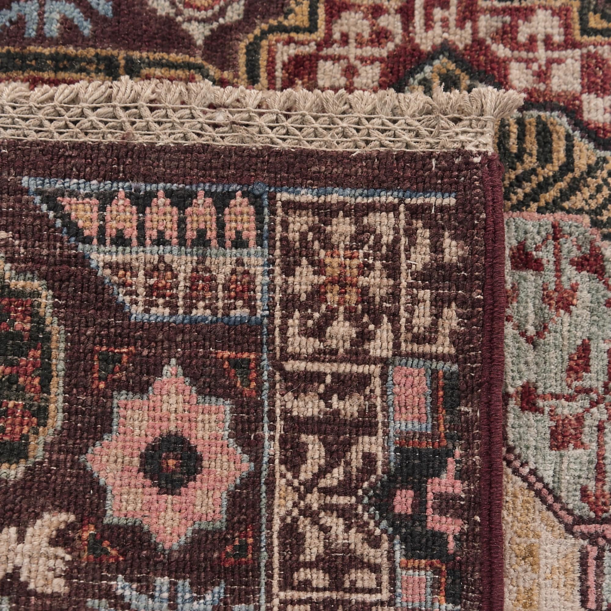60cm x 90cm anudado a mano Mamluk Ziegler Alfombra