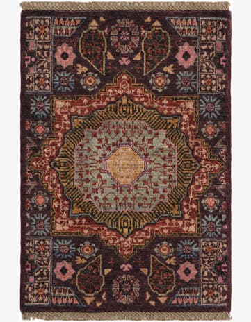 2' x 3' Hand Knotted Mamluk Ziegler Rug