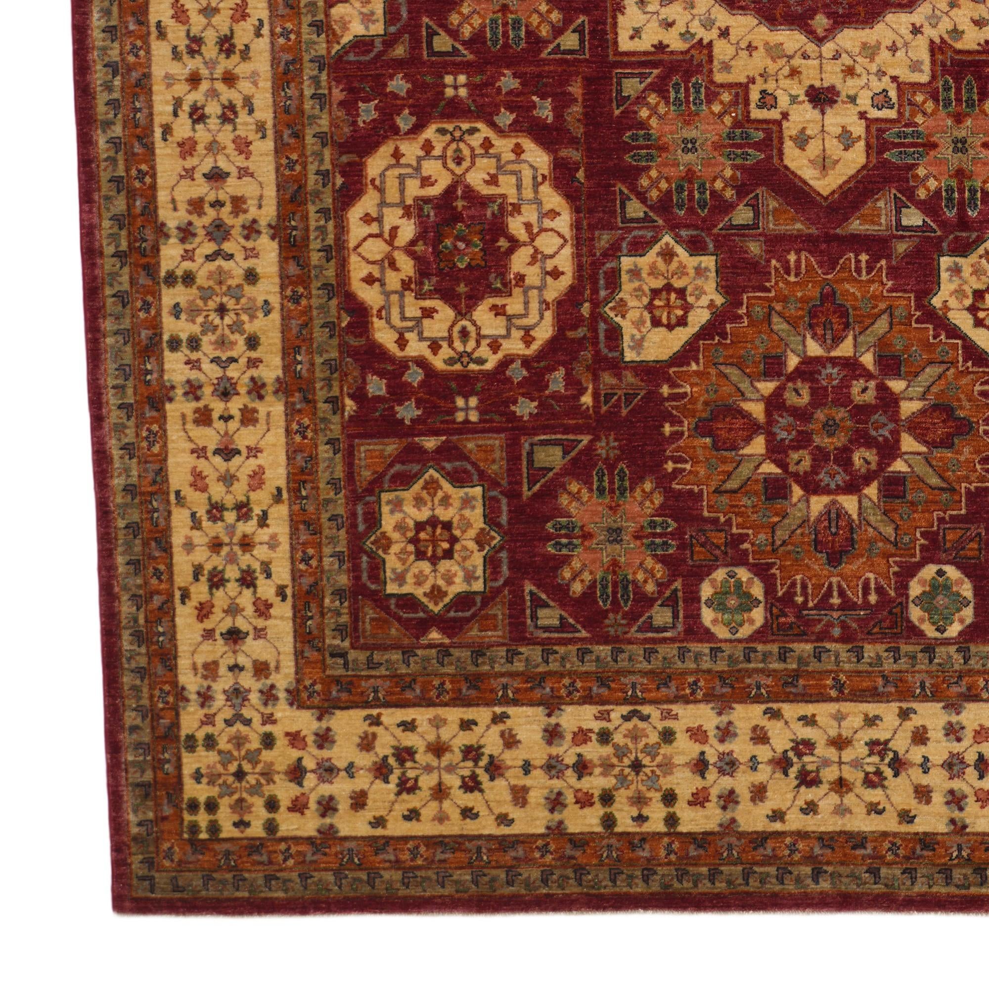270cm x 375cm anudado a mano Mamluk Ziegler Alfombra