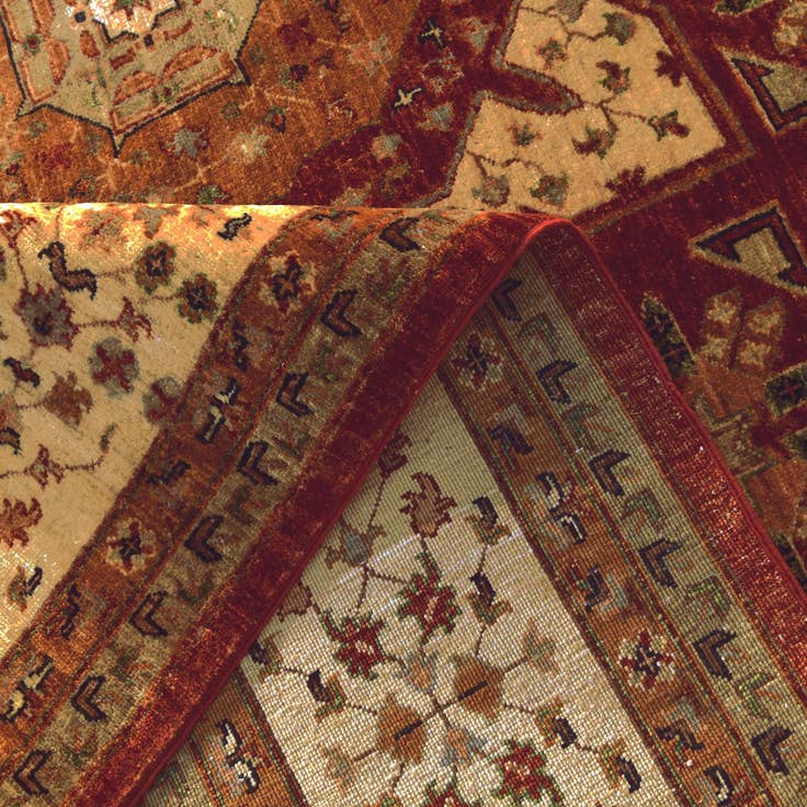 Detail image of 8' 10 x 12' 3 Hand Knotted Mamluk Ziegler Rug