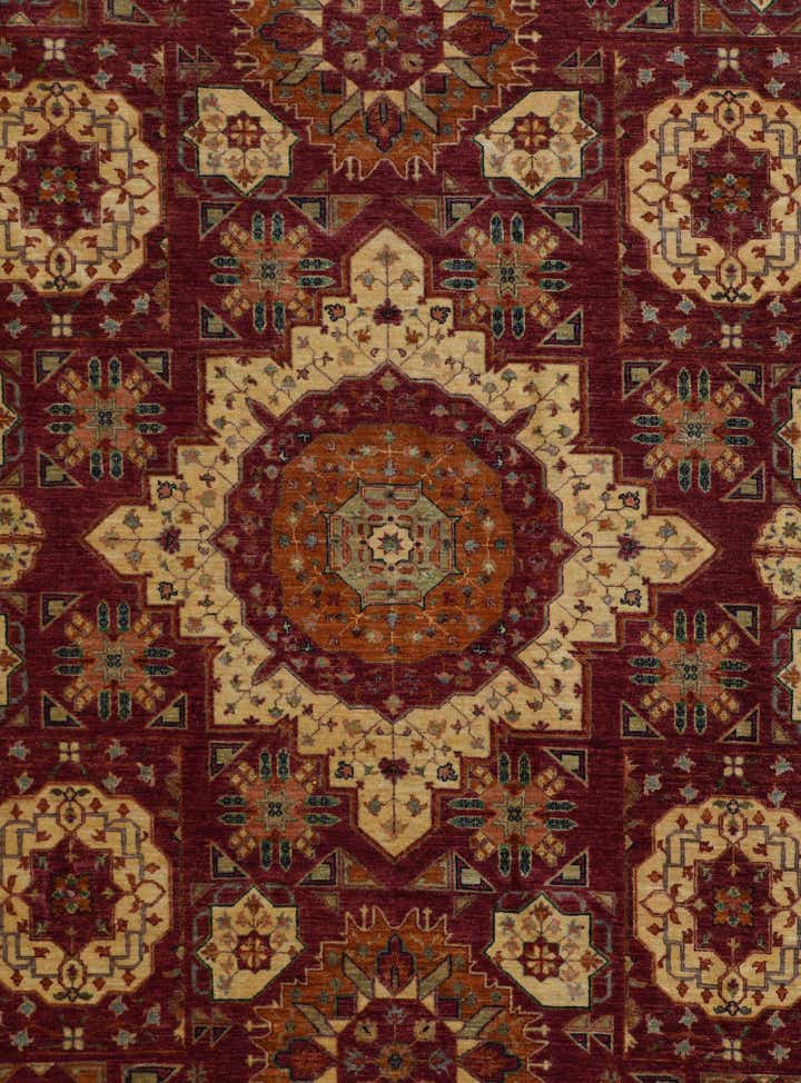 8' 10 x 12' 3 Hand Knotted Mamluk Ziegler Rug