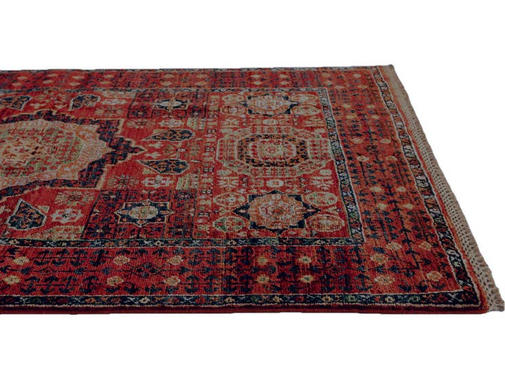 Detail image of 3' 2 x 5' 3 Hand Knotted Mamluk Ziegler Rug
