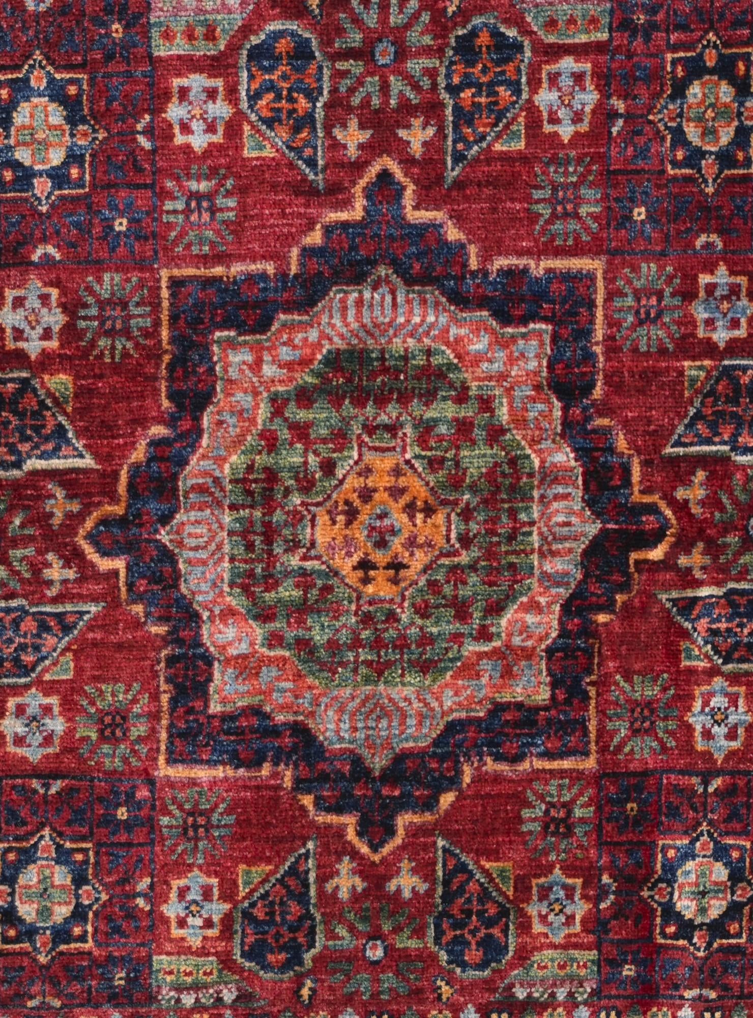 3' 2 x 5' 3 Hand Knotted Mamluk Ziegler Rug