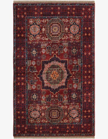 3' 2 x 5' 3 Hand Knotted Mamluk Ziegler Rug