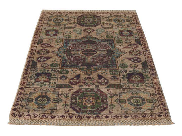 2' x 3' Hand Knotted Mamluk Ziegler Rug