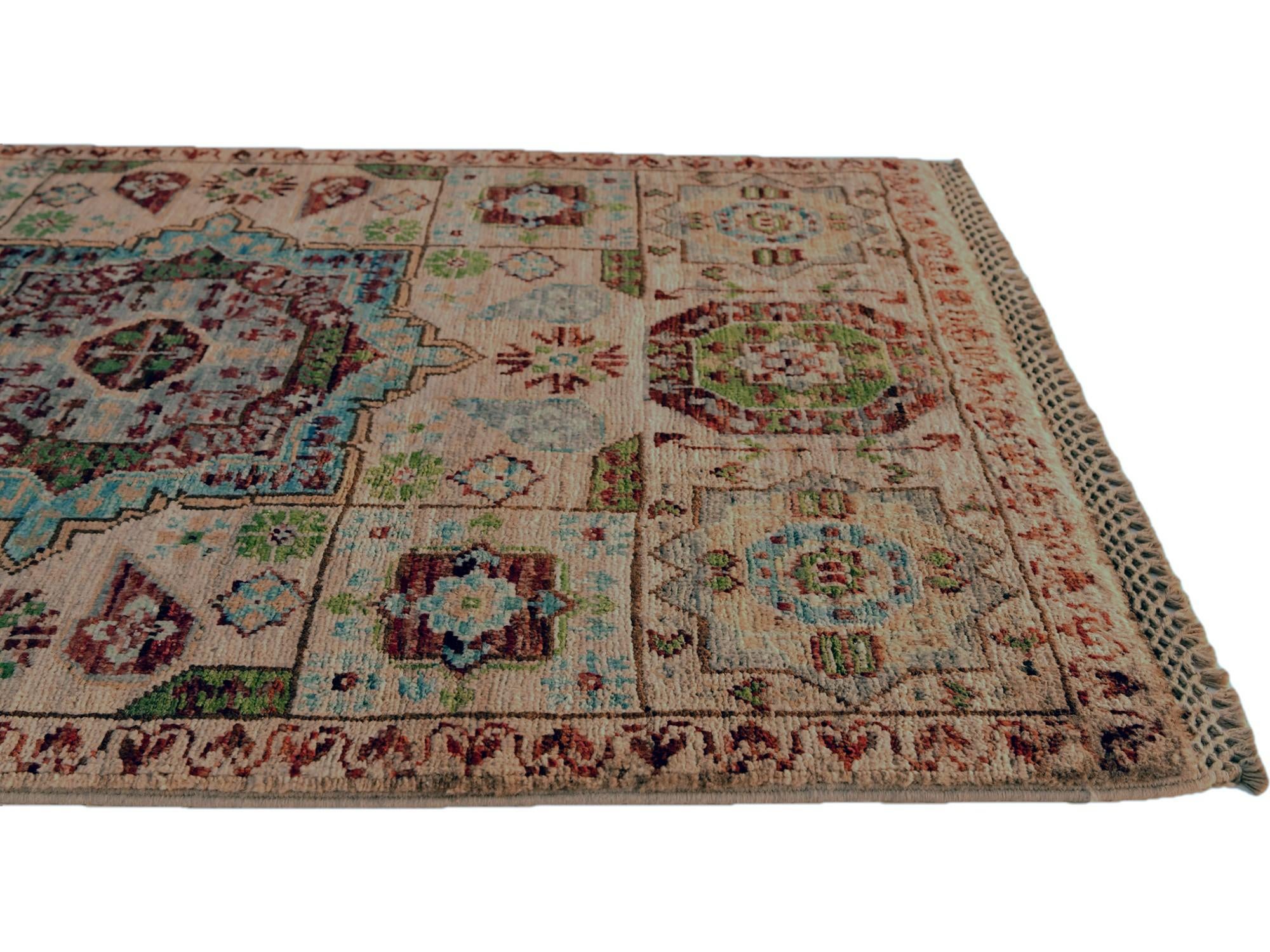 2' x 3' Hand Knotted Mamluk Ziegler Rug