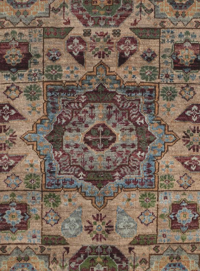 Detail image of 2' x 3' Hand Knotted Mamluk Ziegler Rug