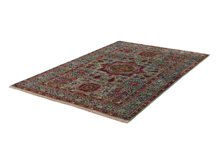 Detail image of 3' 4 x 5' 1 Hand Knotted Mamluk Ziegler Rug