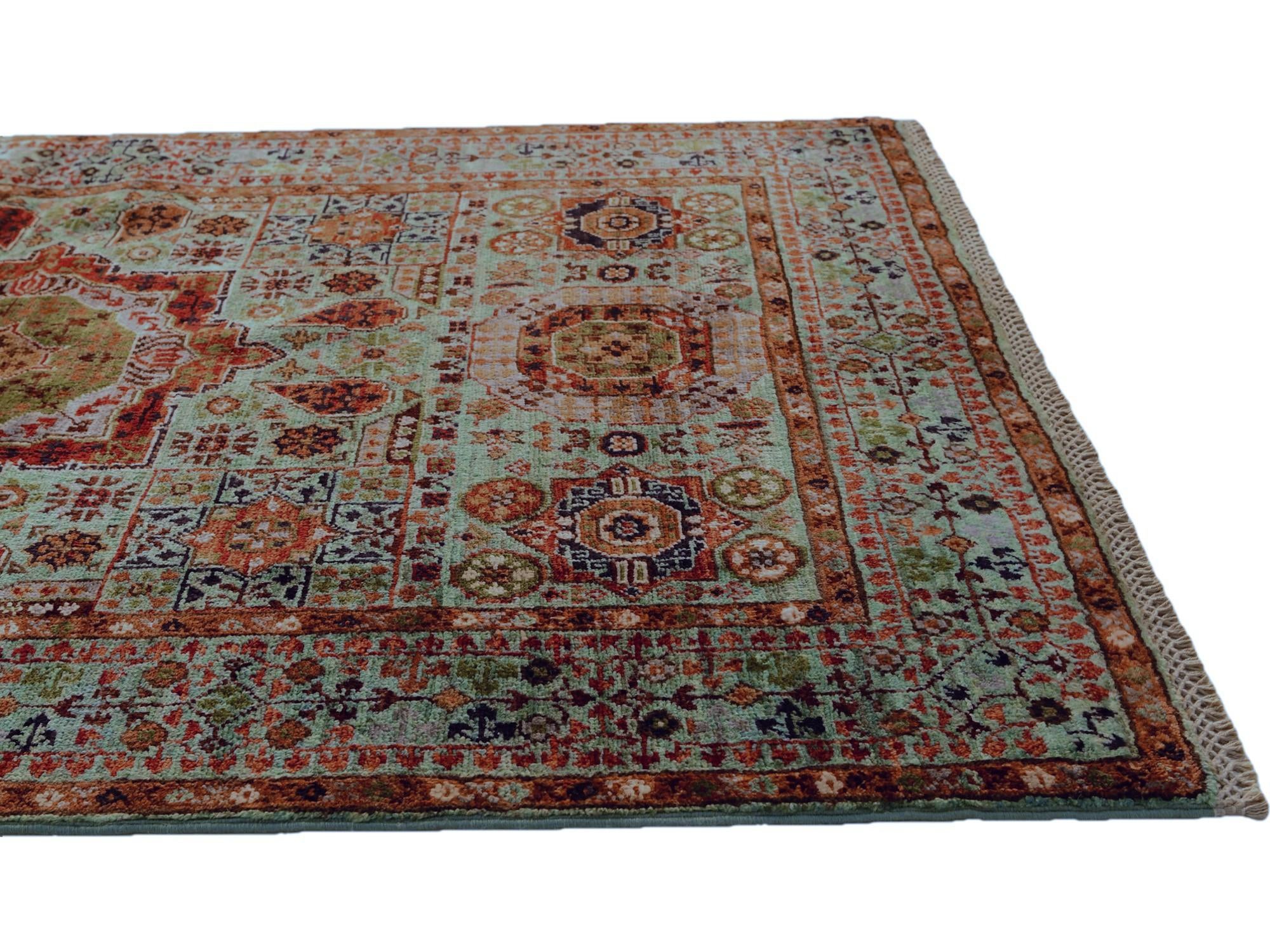 3' 4 x 5' 1 Hand Knotted Mamluk Ziegler Rug