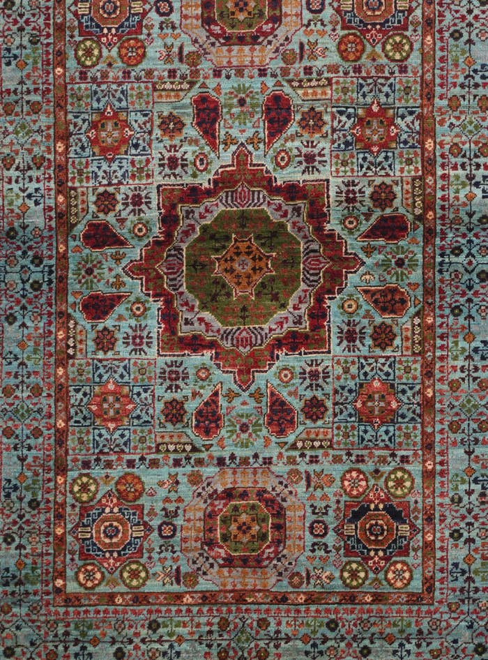 Detail image of 3' 4 x 5' 1 Hand Knotted Mamluk Ziegler Rug