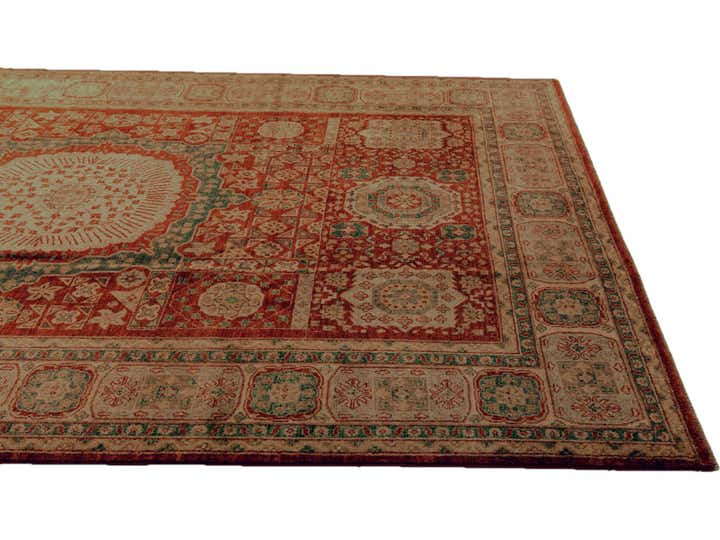 6' 8 x 9' 7 Hand Knotted Mamluk Ziegler Rug