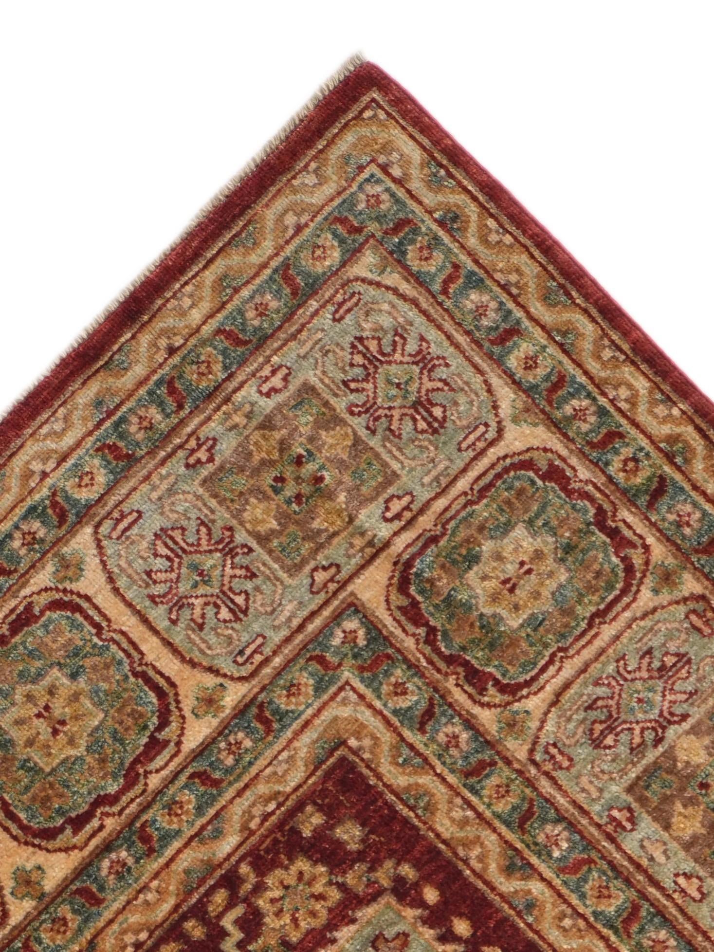 6' 8 x 9' 7 Hand Knotted Mamluk Ziegler Rug