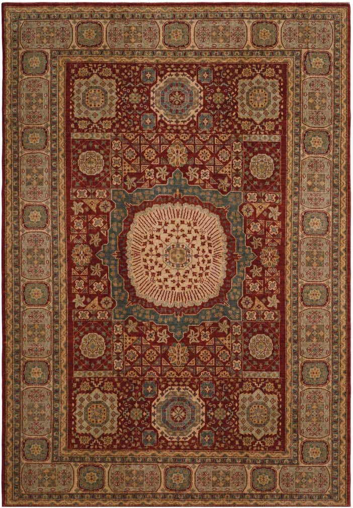 6' 8 x 9' 7 Hand Knotted Mamluk Ziegler Rug