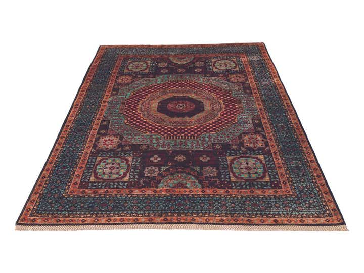 5' 2 x 7' 3 Hand Knotted Mamluk Ziegler Rug