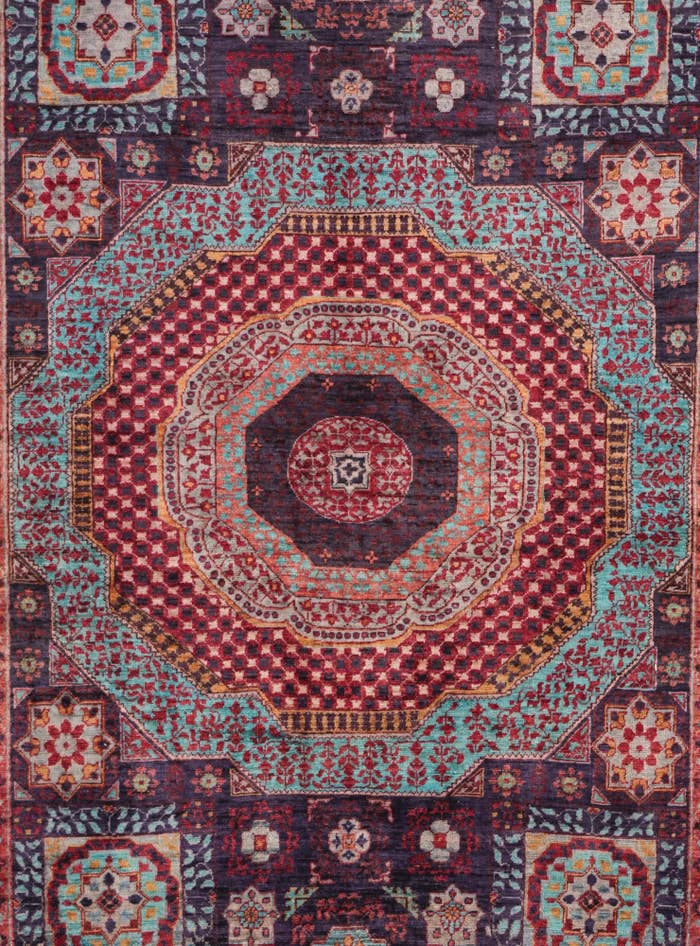 Detail image of 5' 2 x 7' 3 Hand Knotted Mamluk Ziegler Rug