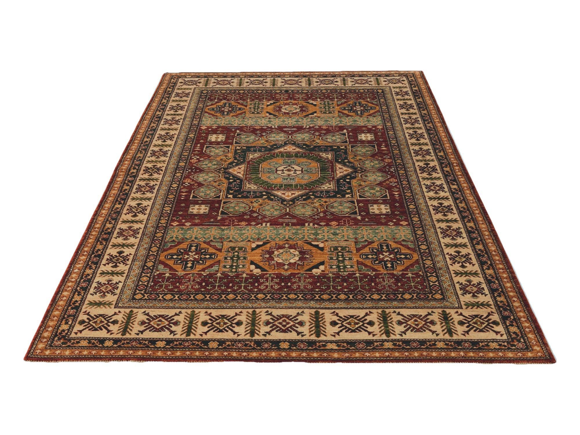 6' 1 x 8' 10 Hand Knotted Mamluk Ziegler Rug