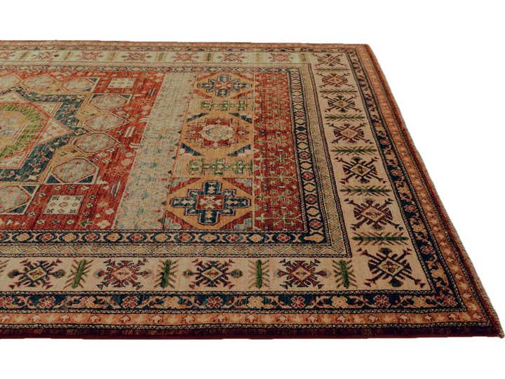 6' 1 x 8' 10 Hand Knotted Mamluk Ziegler Rug