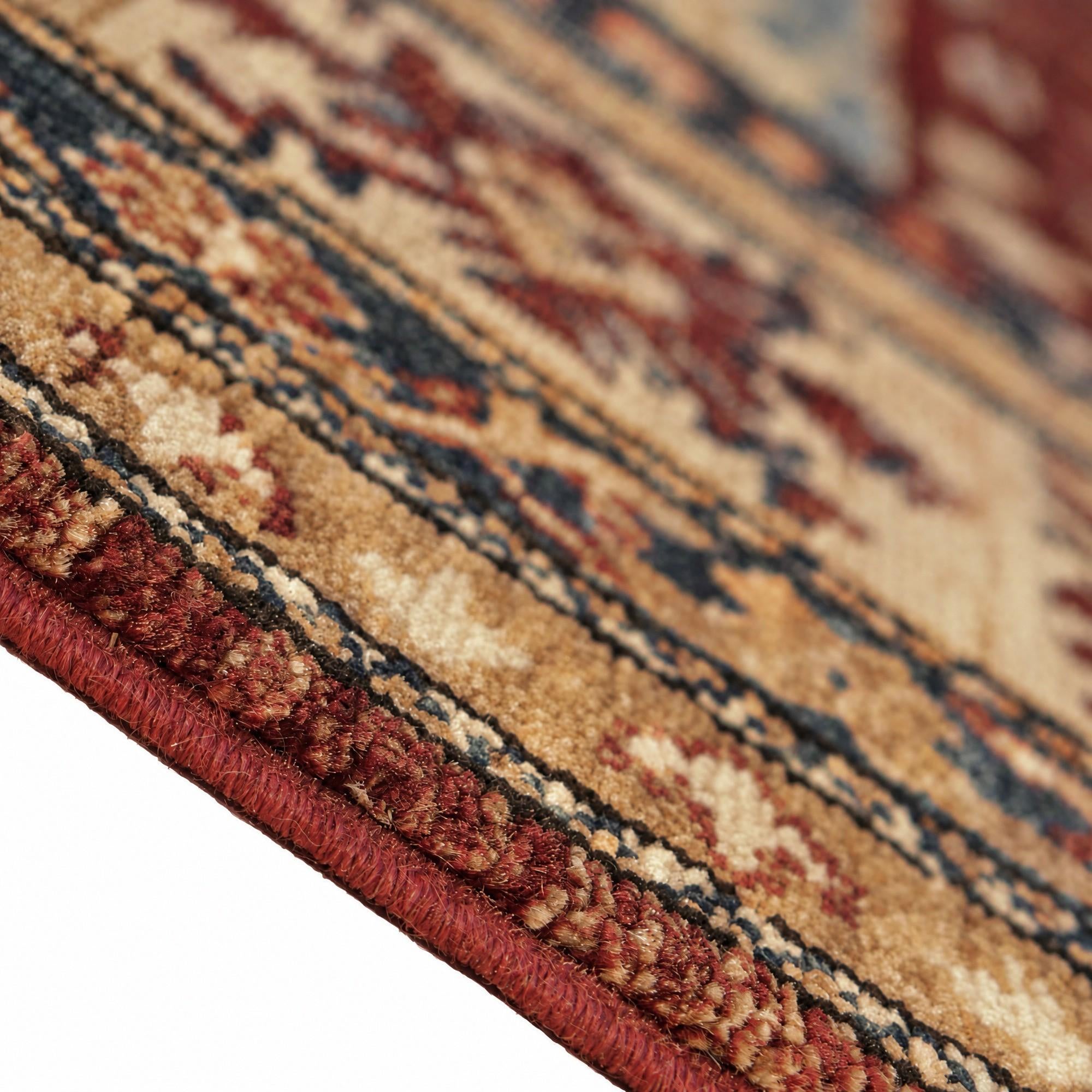 185cm x 270cm Hand Knotted Mamluk Ziegler Rug
